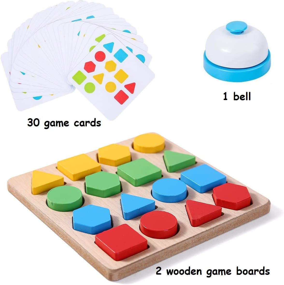 形と色を形合わせ ボードゲームの画像04