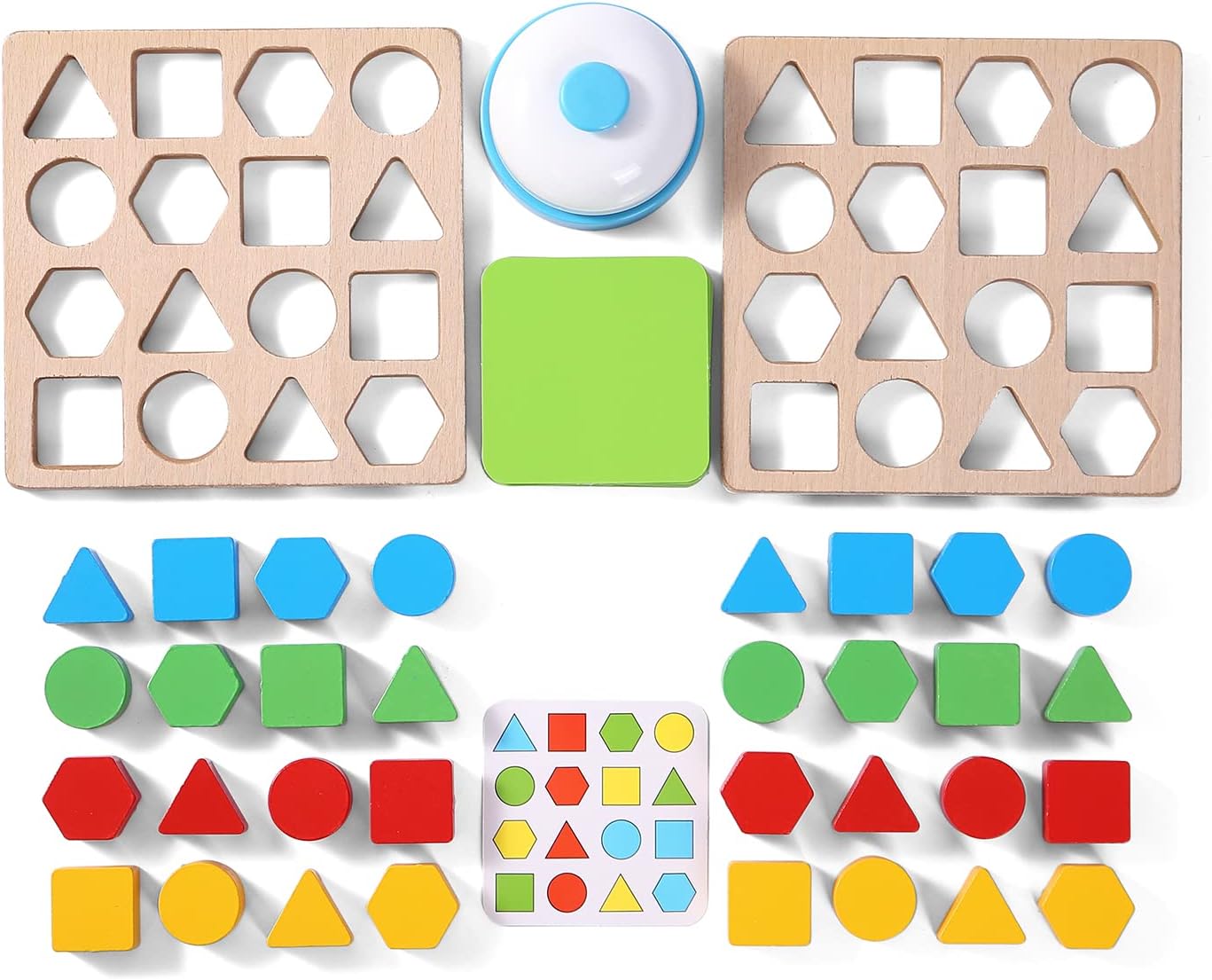 形と色を形合わせ ボードゲームの画像02